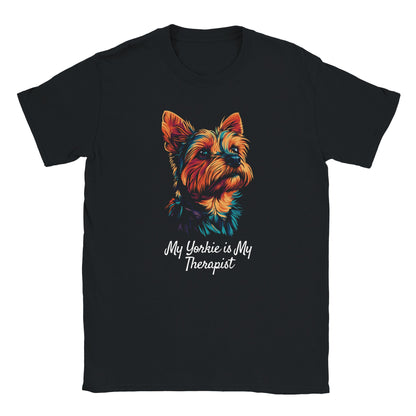 'My Yorkie is My Therapist' Unisex Crewneck T-Shirt