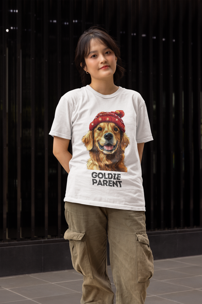 "Goldie Parent" Golden Retriever Crewneck T-shirt