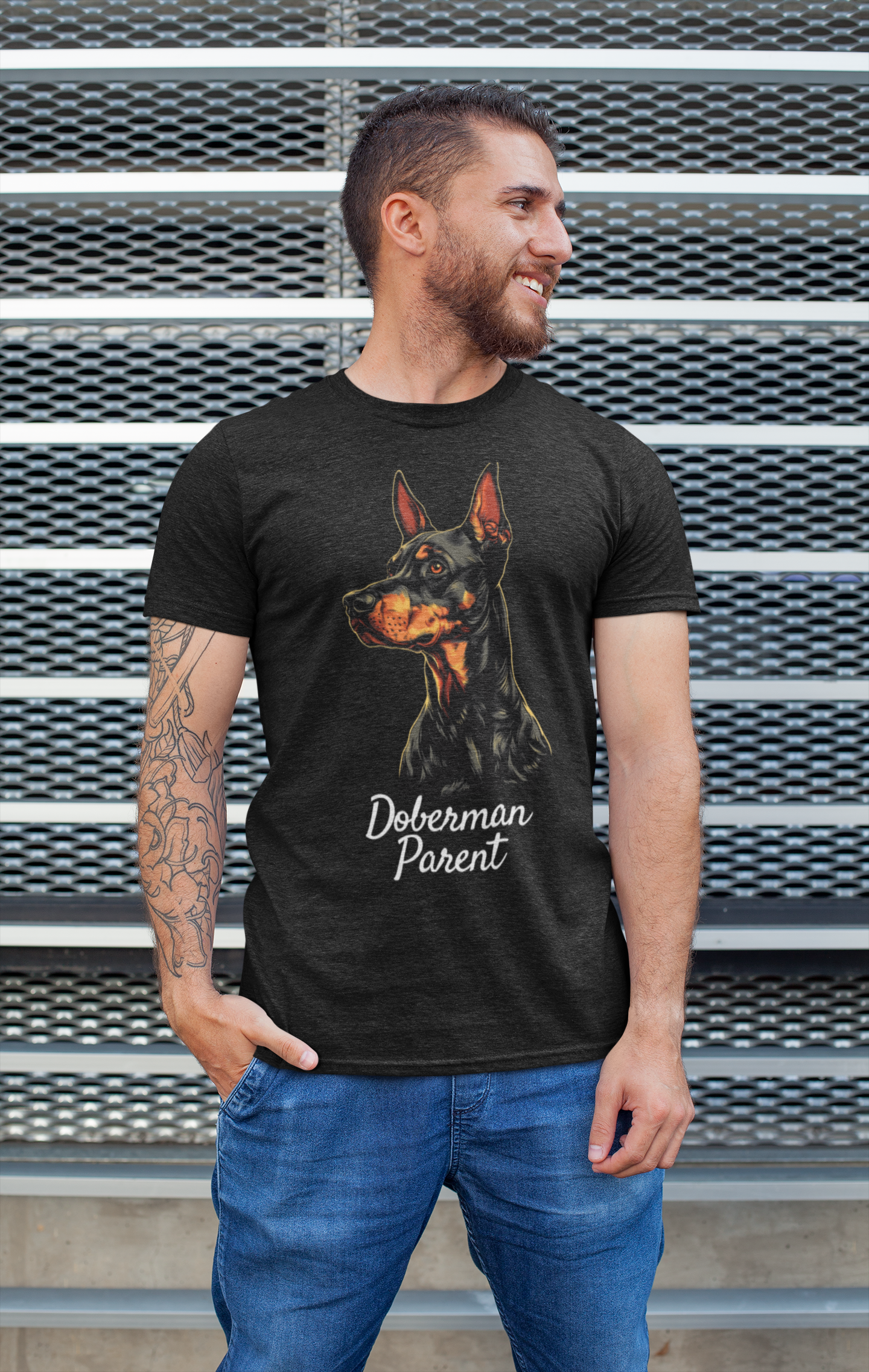 "Doberman Parent" Unisex Crewneck T-shirt