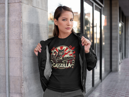 "Catzilla" Crewneck T-shirt