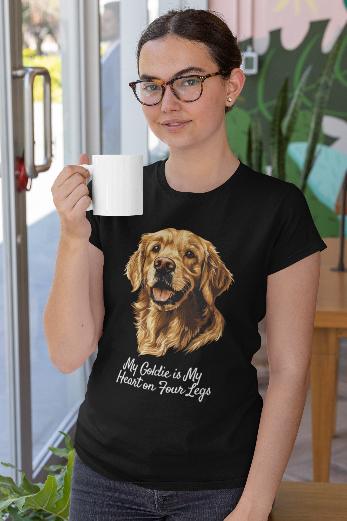 'My Goldie Is My Heart on Four Legs' Unisex T-Shirt