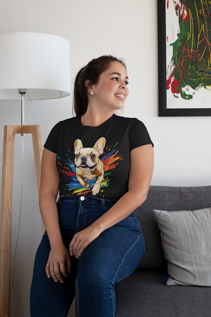 "Go Dog Go" French Bull Dog Crewneck T-shirt