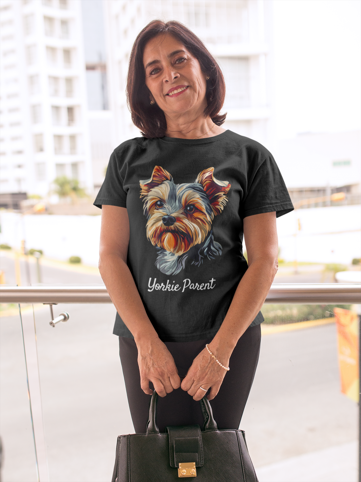 "Yorkie Parent" Unisex Crewneck T-Shirt