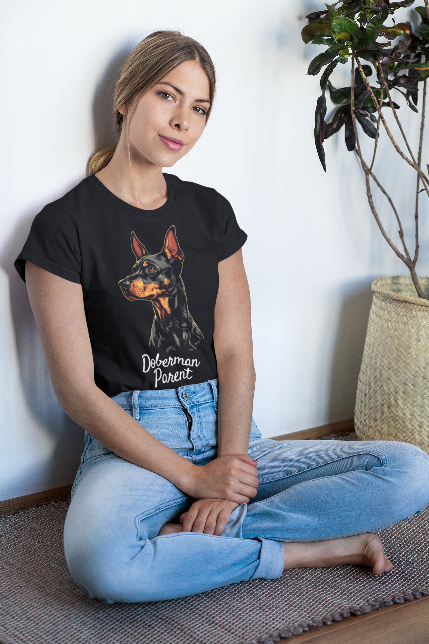 "Doberman Parent" Unisex Crewneck T-shirt