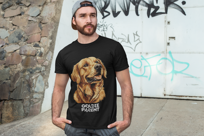 "Goldie Parent" Golden Retriever Crewneck T-shirt