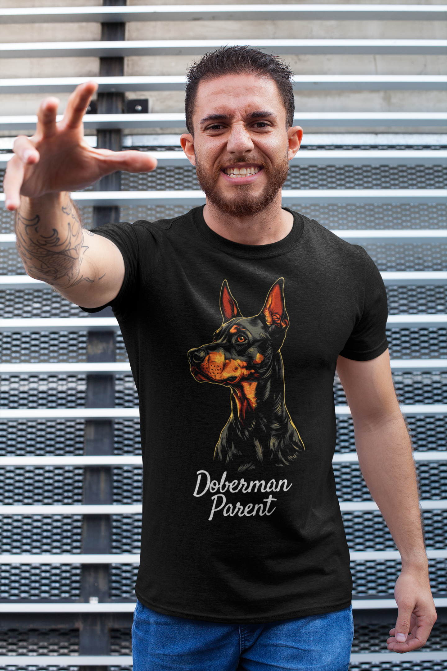 "Doberman Parent" Unisex Crewneck T-shirt